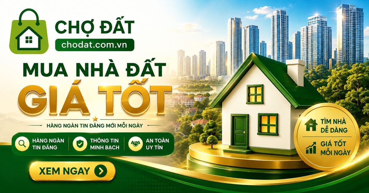 Dịch vụ Tìm Mua Nhà Đất Giá Tốt - Chợ Đất - AI Smart Matching